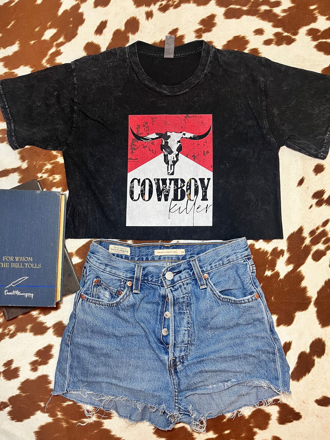 Marlboro Cowboy Killer CROP and FULL LENGTH Tshirt / Western - Etsy