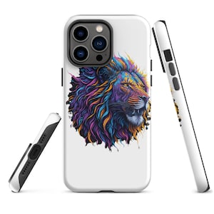 Lion v2 Print Tough Case for iPhone®