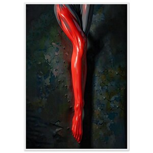 Devil's Leg - Classic Semi-Glossy Paper Wooden Framed Poster Plus Other Print Options