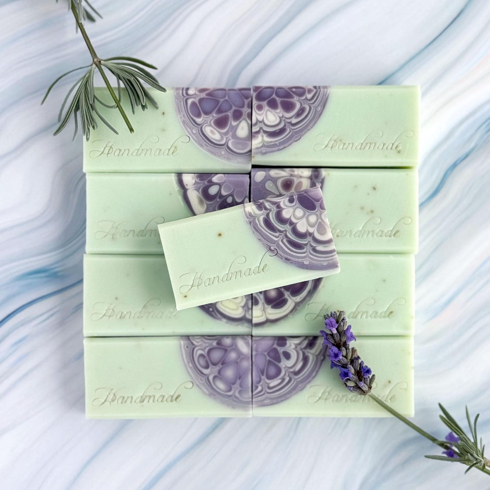 Lavender Essential Oil Soap: Handmade Kaleidoscope Artisan Soap - Etsy