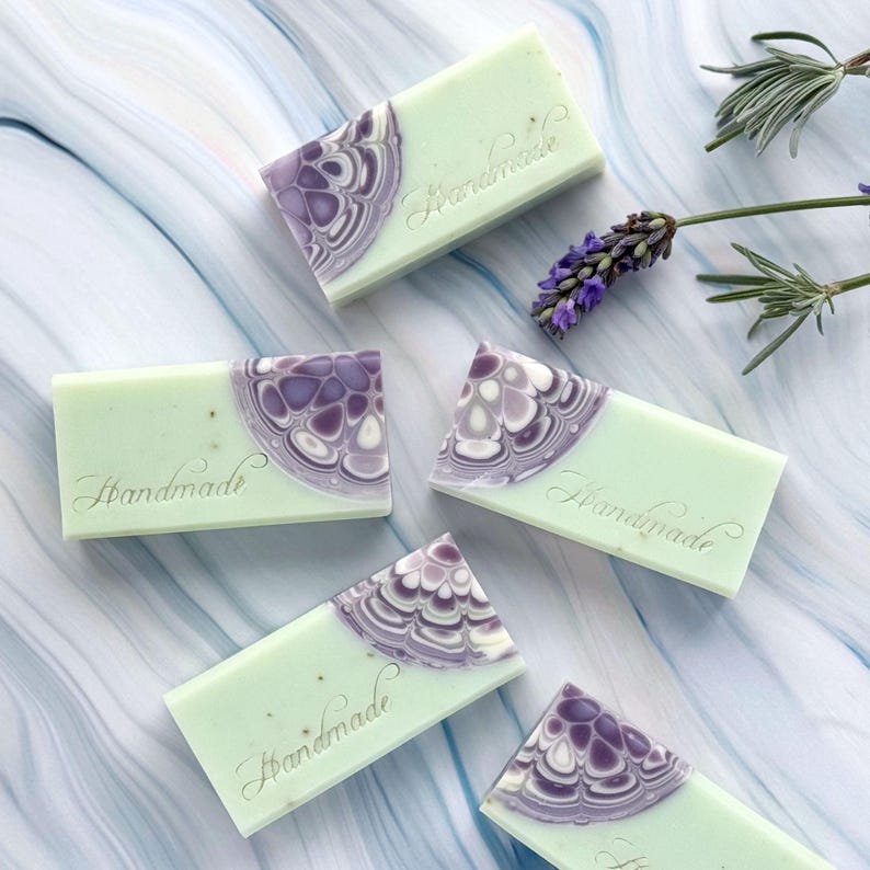 Lavender Essential Oil Soap: Handmade Kaleidoscope Artisan Soap - Etsy