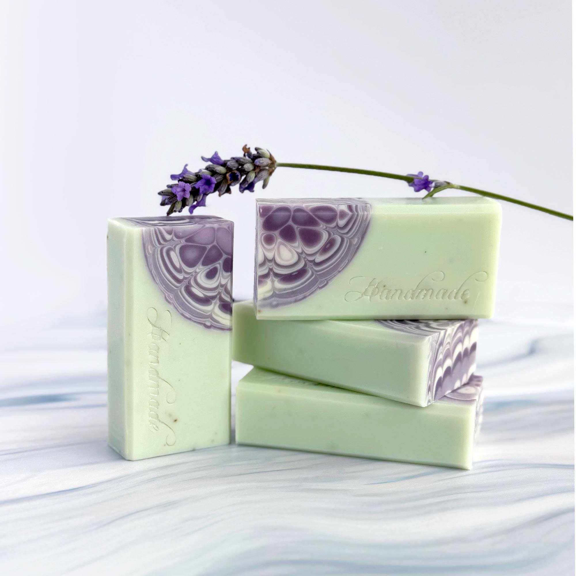 Lavender Essential Oil Soap: Handmade Kaleidoscope Artisan Soap - Etsy