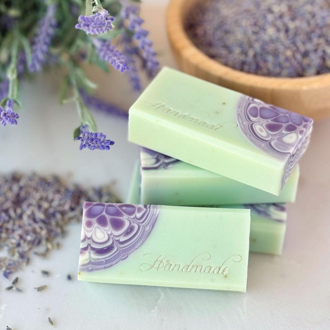 Lavender Essential Oil Soap: Handmade Kaleidoscope Artisan Soap - Etsy