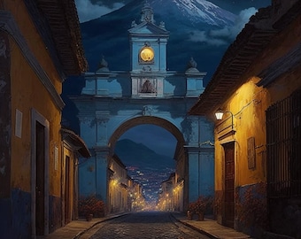 Antigua Guatemala Clipart, 30 png, Guatemala Art, Guatemala Wall Art, Guatemala Canvas Art,  Guatemala wall decor, Antigua Guatemala