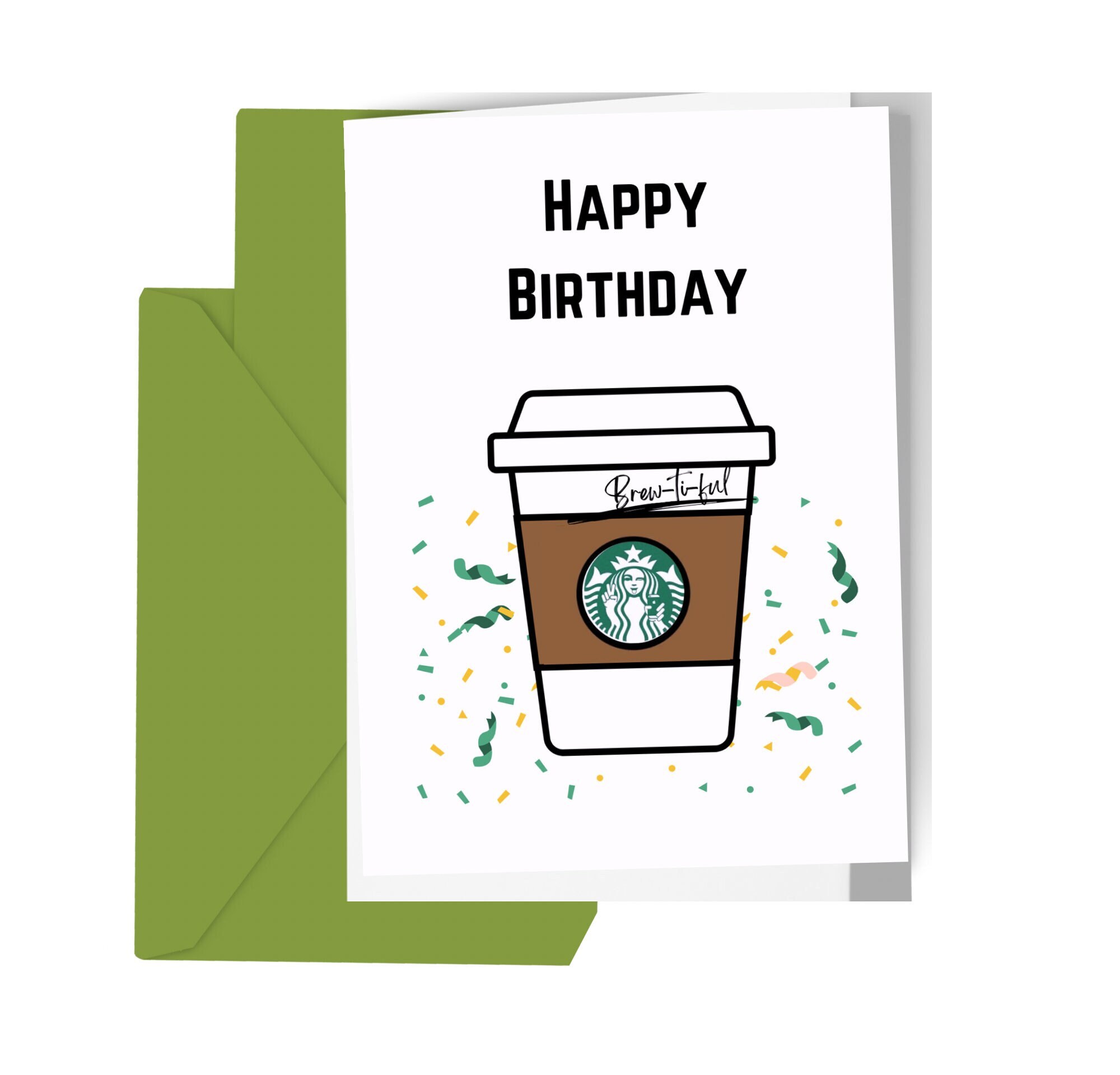 Funny Birthday Card, Coffee Lover Gift, Happy Birthday Hotstuff