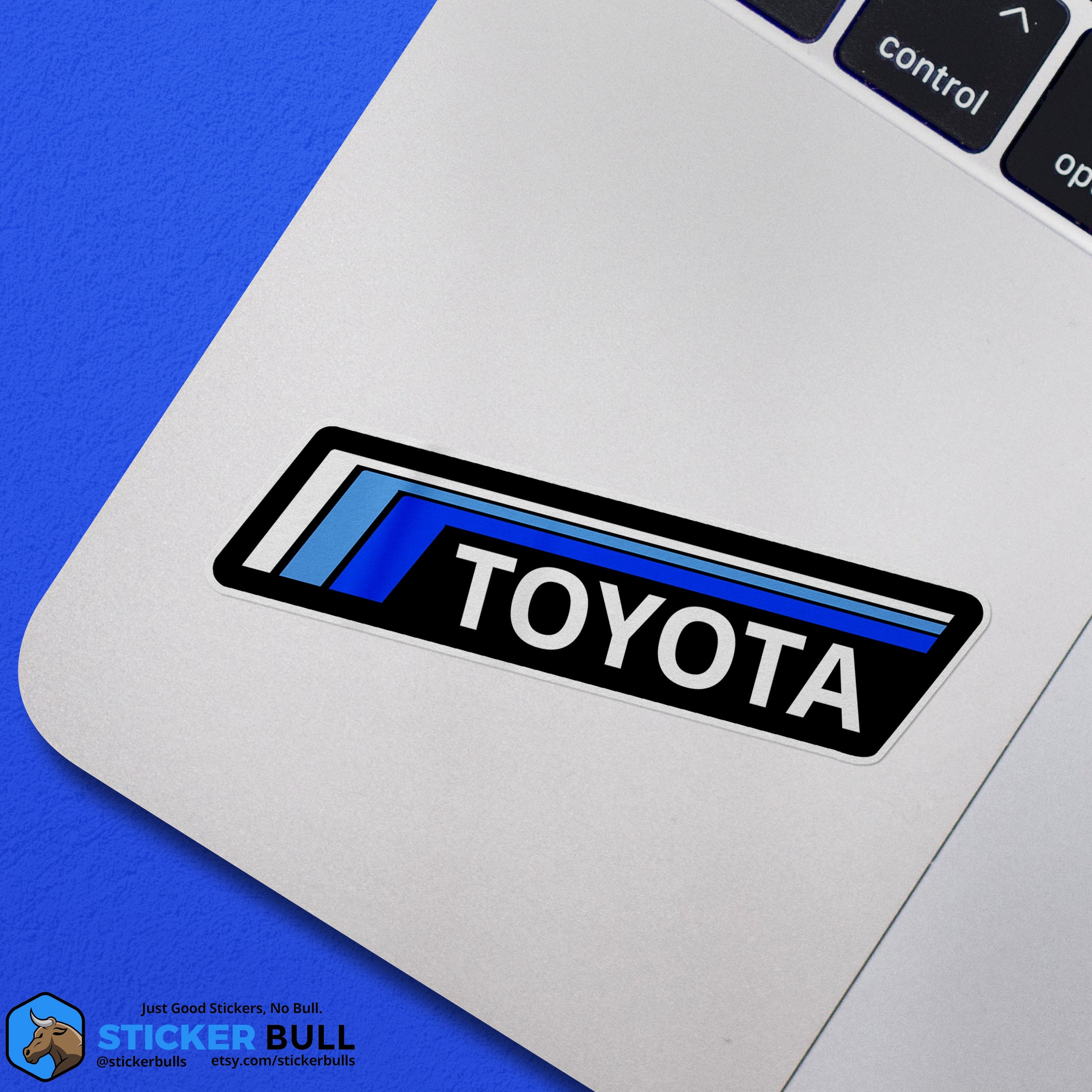 Toyota Sticker, Blue Vintage Retro Sticker, TRD Toyota Sticker, Toyota