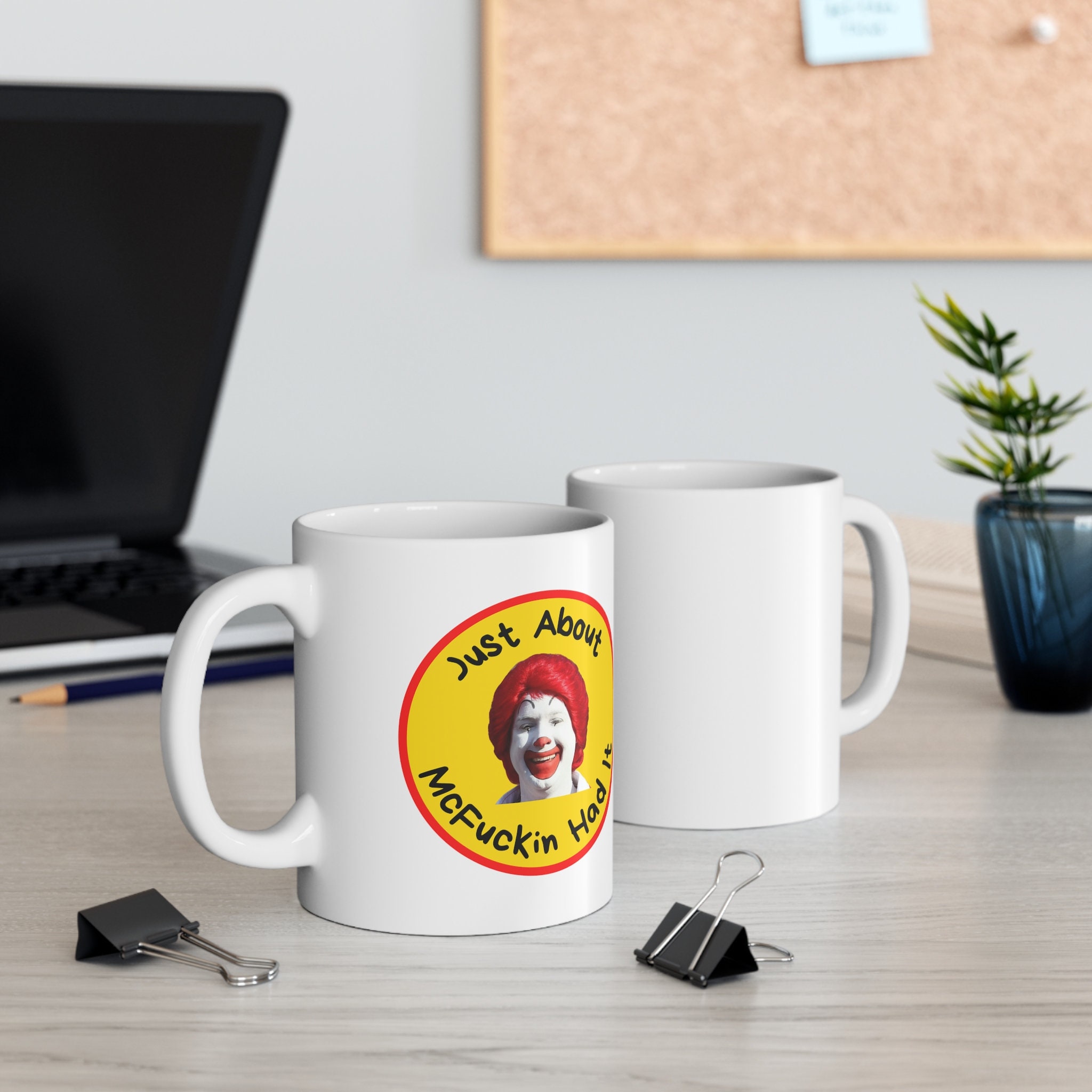 The McDLT: Keep Your Hot Side Hot Coffee Mug for Sale by tangerinespeedo
