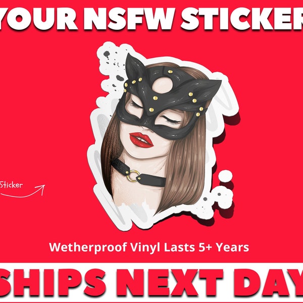 Custom Stickers, Custom OF Stickers, NSFWAnime, Free Shipping, Vinyl Stickers, NSFWArt, Sticker Custom, Die Cut Stickers, Anime Stickers