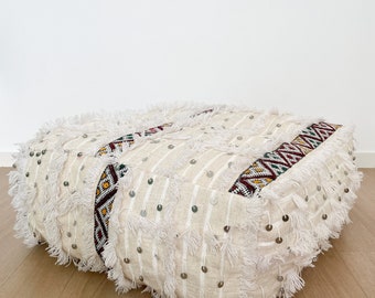 pouf marocain couverture de mariage berbère