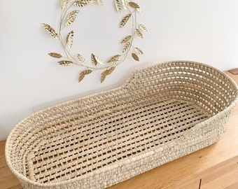 Oval Wicker Changing Basket