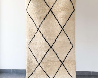 Tapis Berbère Couloir Fait Main 350 Cm X 93 cm