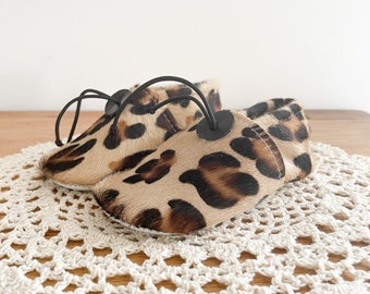 Chaussons leopard Graou