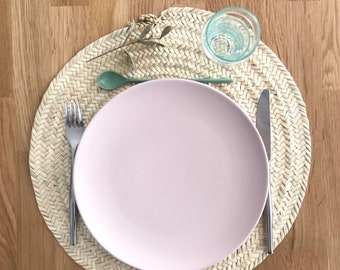 Set de table rond en osier