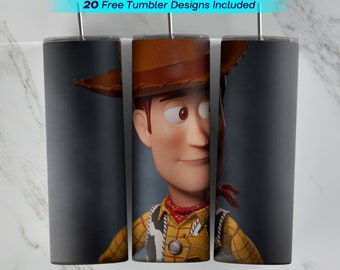 20 oz Toy Story Tumbler Wrap, Toy Story  Sublimation Design, 20 oz Skinny Tumbler, PNG Instant Download, Toy Story  Tumbler PNG