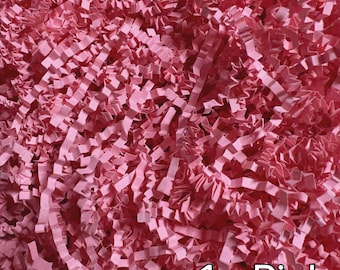 1 - 2LB Crinkle Paper Shred, Recycled Paper Shred for Gift Baskets, Boxes and Bags Packaging