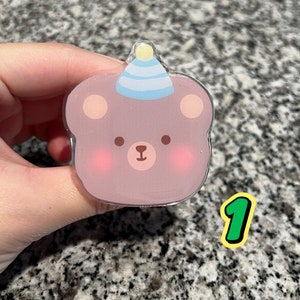 Beary Cute Phone Grip, Cute Bear Phone Holder, Cute Bear Phone Accessories, Cute Phone Accessories