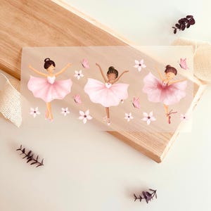 Ballerina strijkpatches, 15 ontwerpen: vlinder, bloemen, dans, roze, schattig, strijkmotief, doe-het-zelf kinderkleding