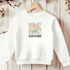 Bügelbild Spruch, Schriftzug, Blume, großes Motiv, zum Aufbügeln, Kleidung, Patches