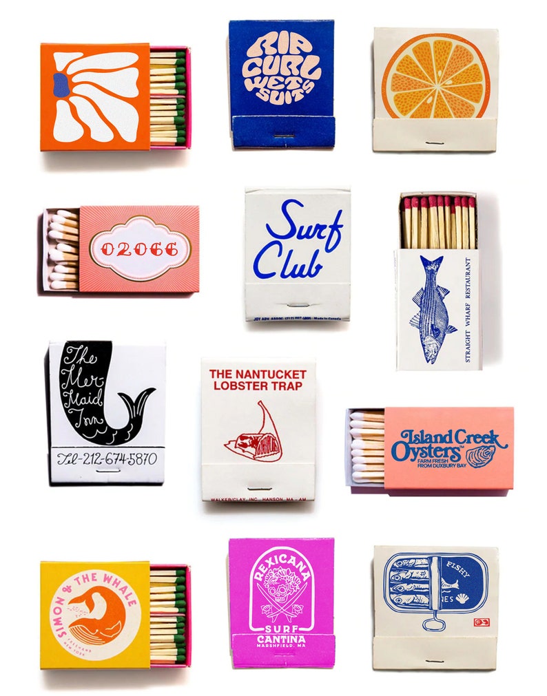 Customizable Matchbox Print - Etsy