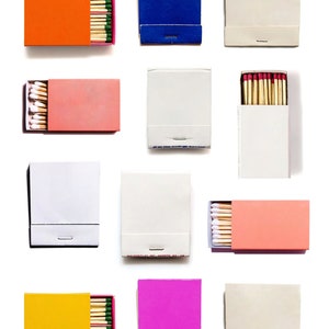 Customizable Matchbox Print Etsy
