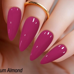 Raspberry Rose Press on Nails, Playful Charm with Elegant Allure- Handcrafted Especially For You