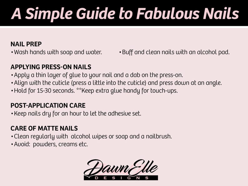 A simple guide to fashionable nails