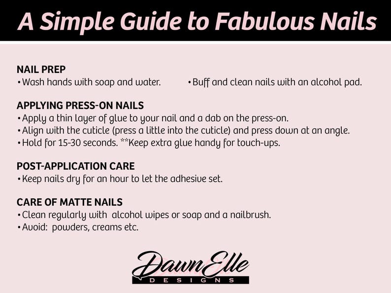 A simple guide to fashionable nails