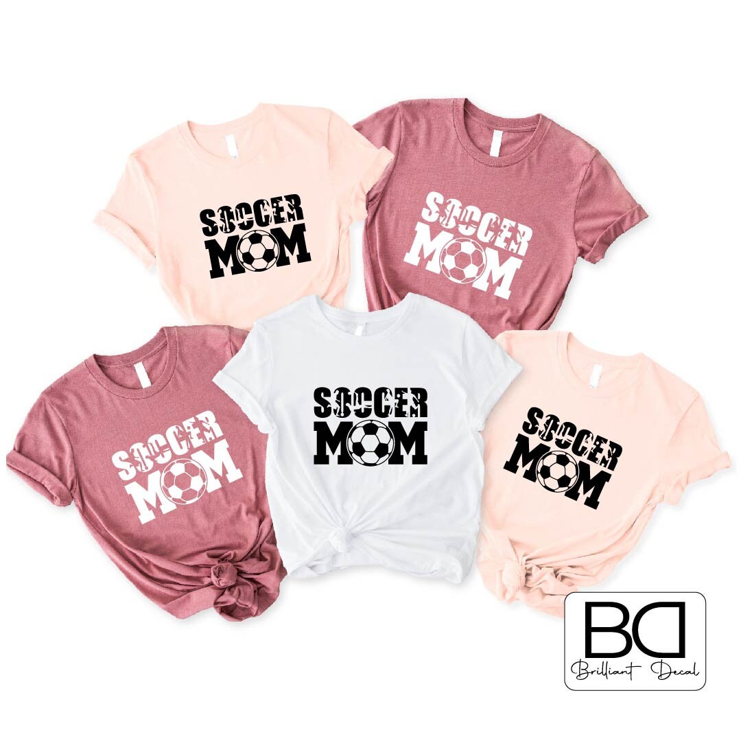 Soccer Mom Iron on Transfer, Soccer Lover Mom Iron on Decals, Soccer Mom Decal, Soccer Iron on