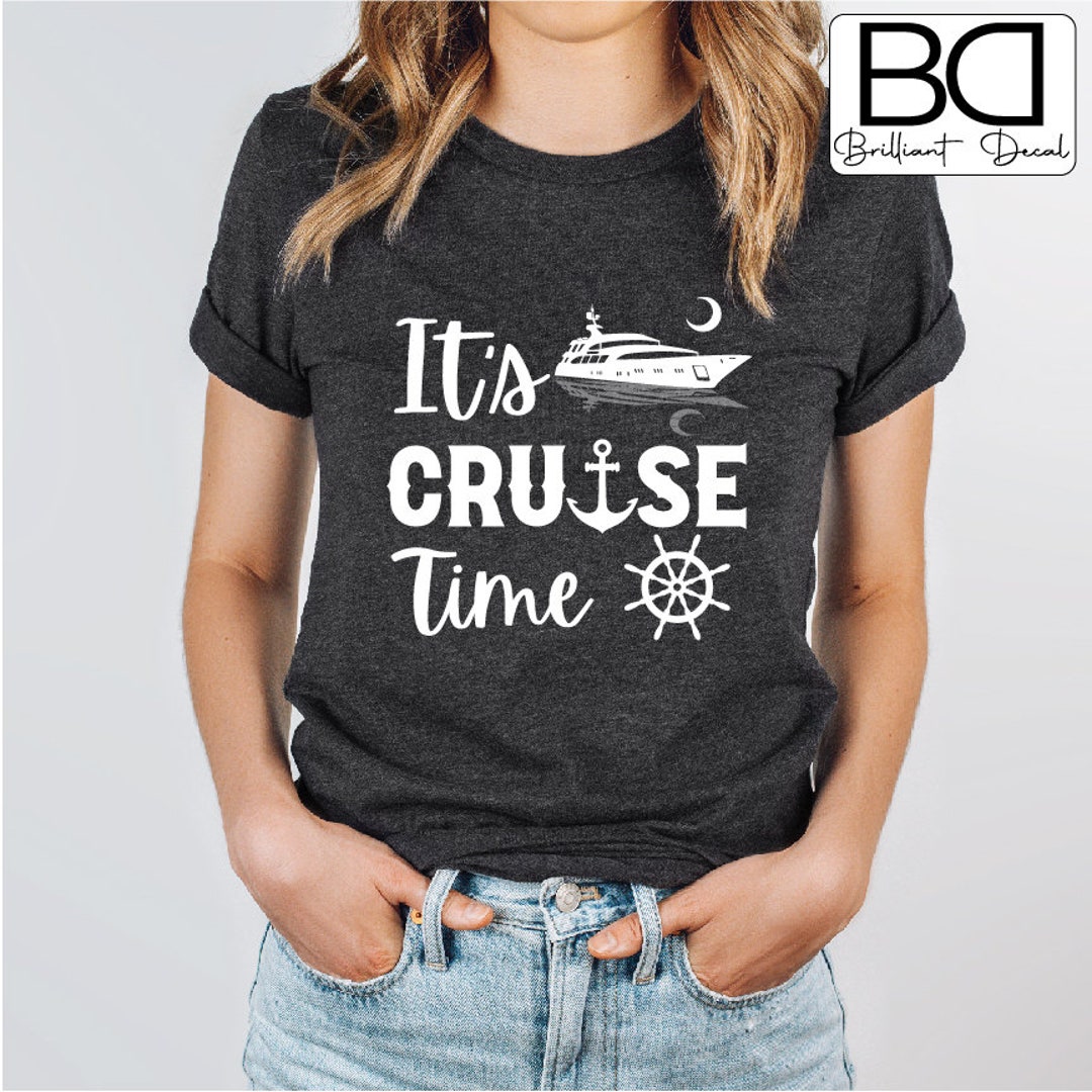 Cruise Iron on Vacation Decals, Personalized Iron on Cruise Time Decals
