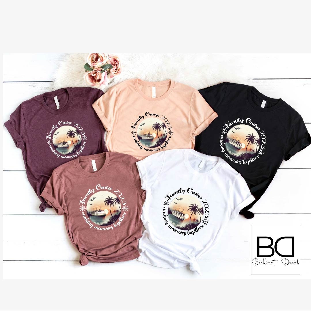 Cruise Iron on Decals for Shirts Family Cruise 2023 Iron on Etsy