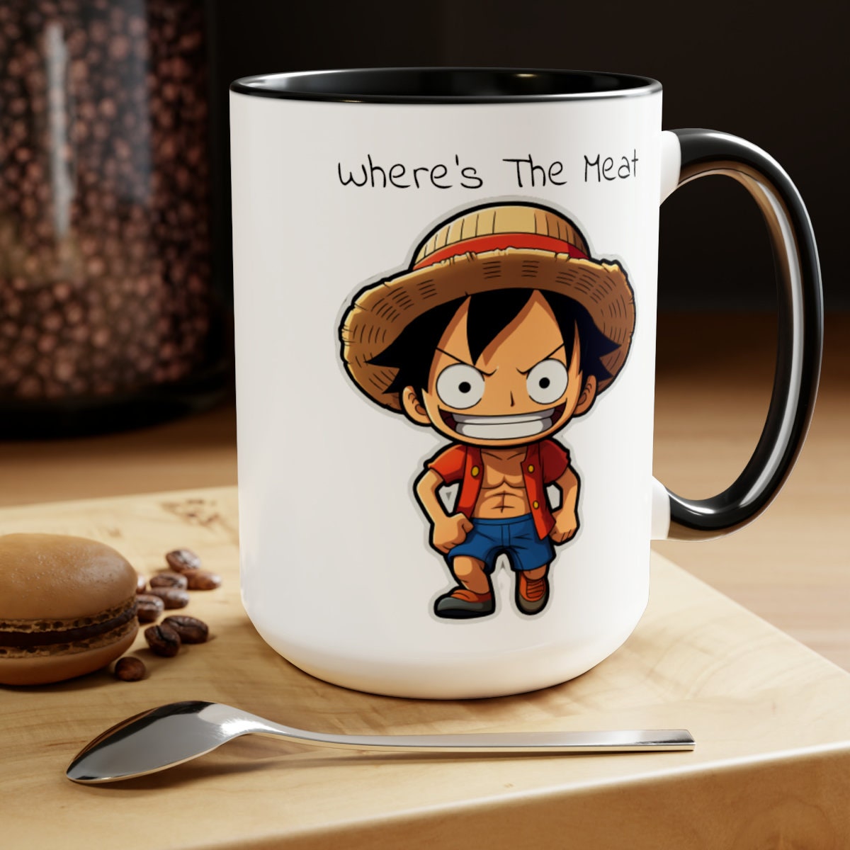 Monkey D.Luffy One Piece The King Of The Pirates Anime Mug, Size