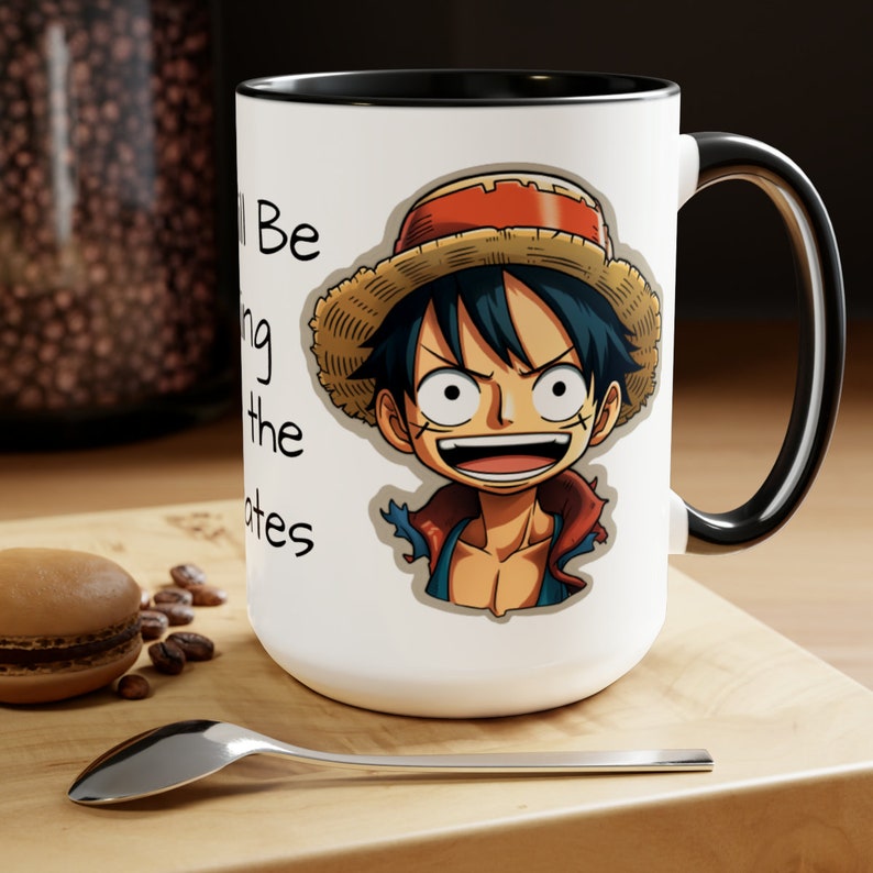 Anime Coffee Mug Accent Coffee Mug Pirate King Coffee Mug Etsy Canada
