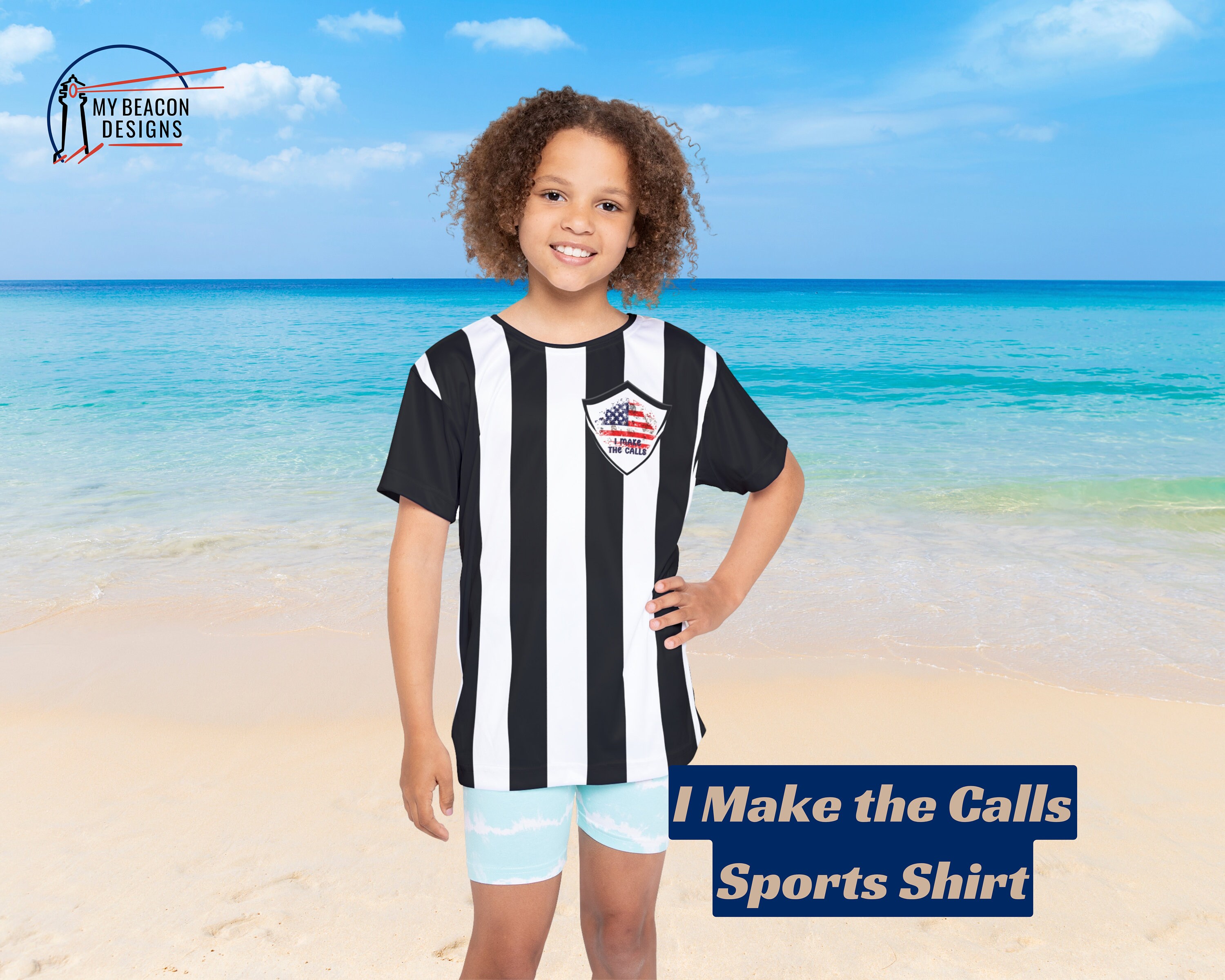 Funny Referee Shirt: Kids Sports Jersey - Official Rule Maker