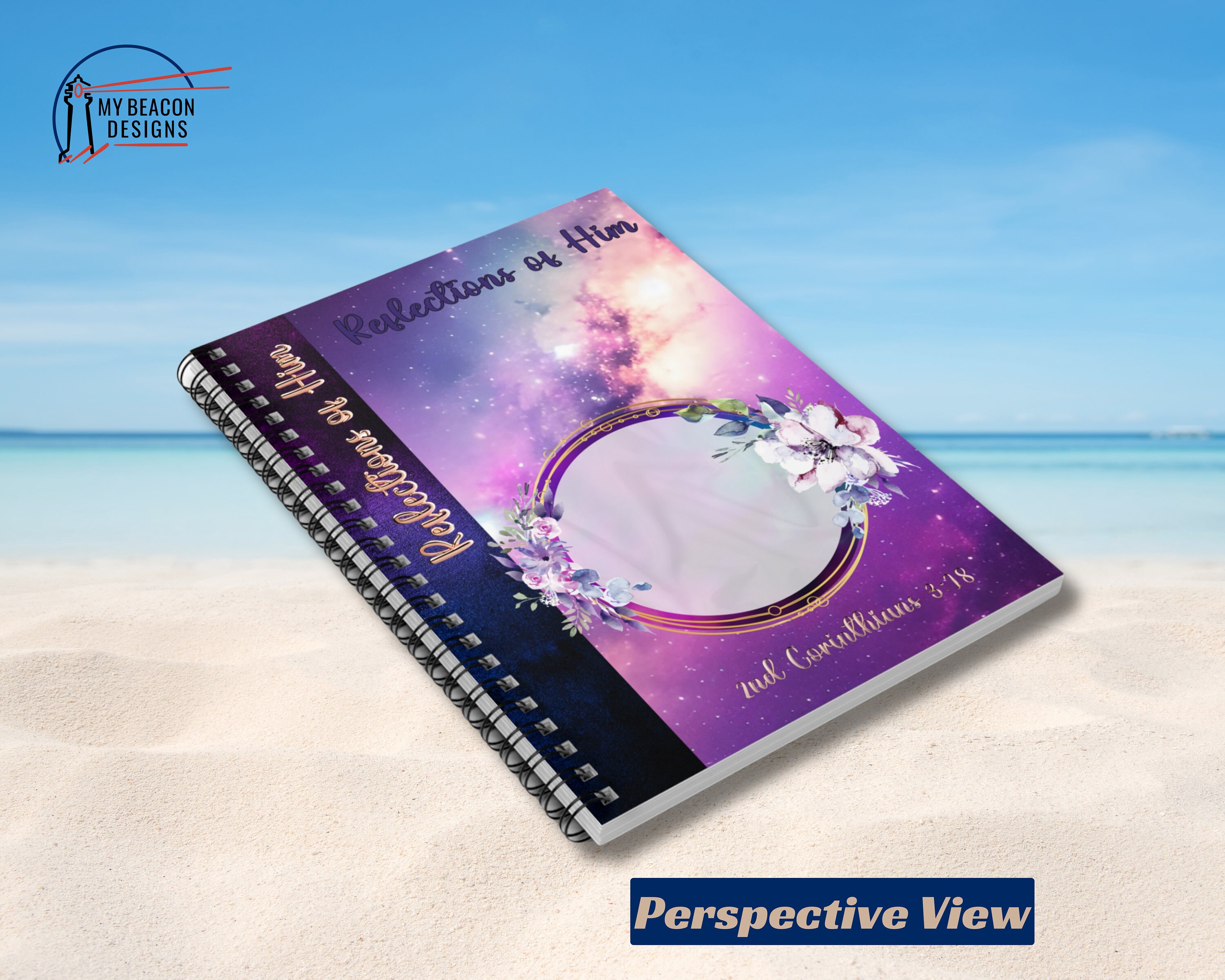 Reflective Spiral Notebook Inspired Sayings Ruled Line Blank Notepad ...