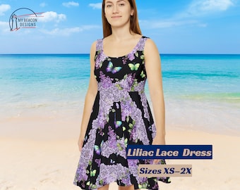 panel fit and flare dress Cap Sleeve Boat Neck Lace Dress In Longer Length 16 main image 1