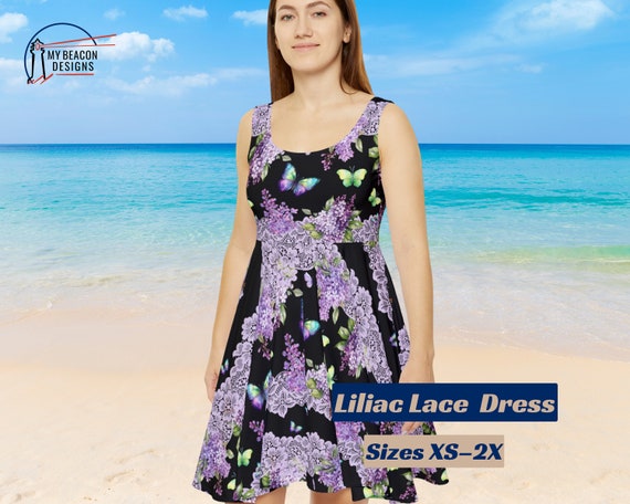 chinese dress ladies Magica Skater Dress [PASTEL LILAC]