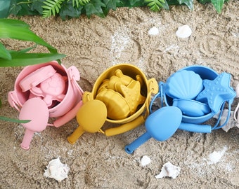 Strandspielzeug, Sandspielzeug, Spielzeug für Sandkasten, Badespielzeug, Urlaubsspielzeug, Babyspielzeug, Sandförmchen. BPA  frei