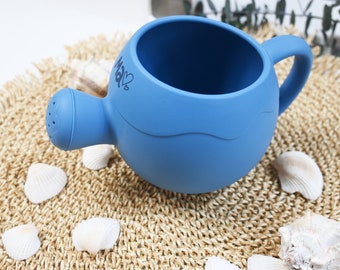 Arrosoir mignon en Silicone, jouets pour enfants pour le jardin, la maison, les fleurs, la plage, les jouets de bain, les jouets de bac à sable, cadeau pour bébé