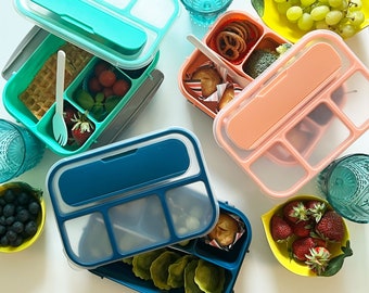 Lunch box per bambini e adulti, bento box, snack box, snack box, lunch box, snack box, PP5, senza BPA, 1300ml