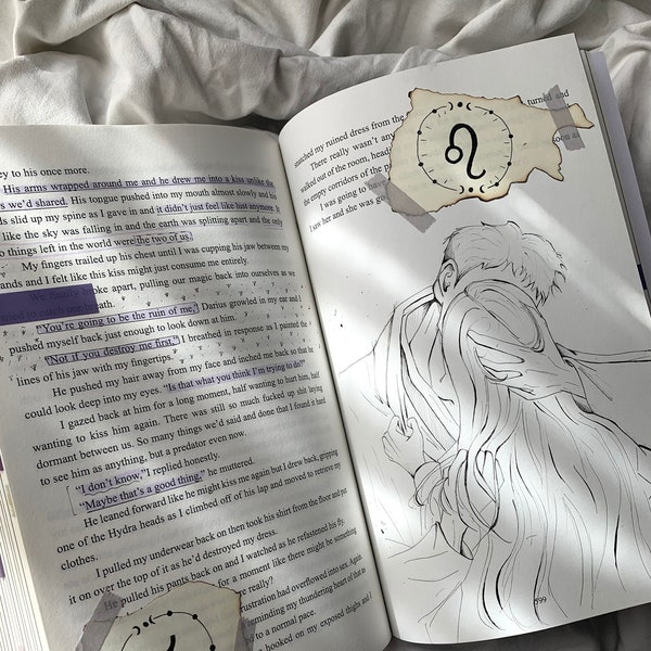 Custom annotated and illustrated books