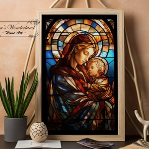 5D DIY My Diamond Art (Mother Mary and Baby Jesus) Diamond