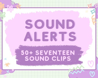 50+ Seventeen Short Sound Clips for Alerts/Discord Soundboard | Ready to Use | Discord/Twitch/YouTube