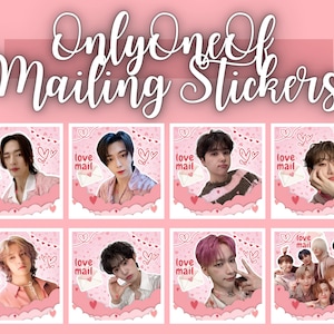 Hoja de pegatinas imprimibles OnlyOneOf para correo / PDF / KPOP / comprar, vender, intercambiar