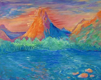 Ken Hubbell Fine Art Two Medicine Aglow