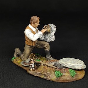 Collectible Painted Tin Soldier 54mm Joseph Smith. Metal Figure a Joseph Smith. Scale 1:32