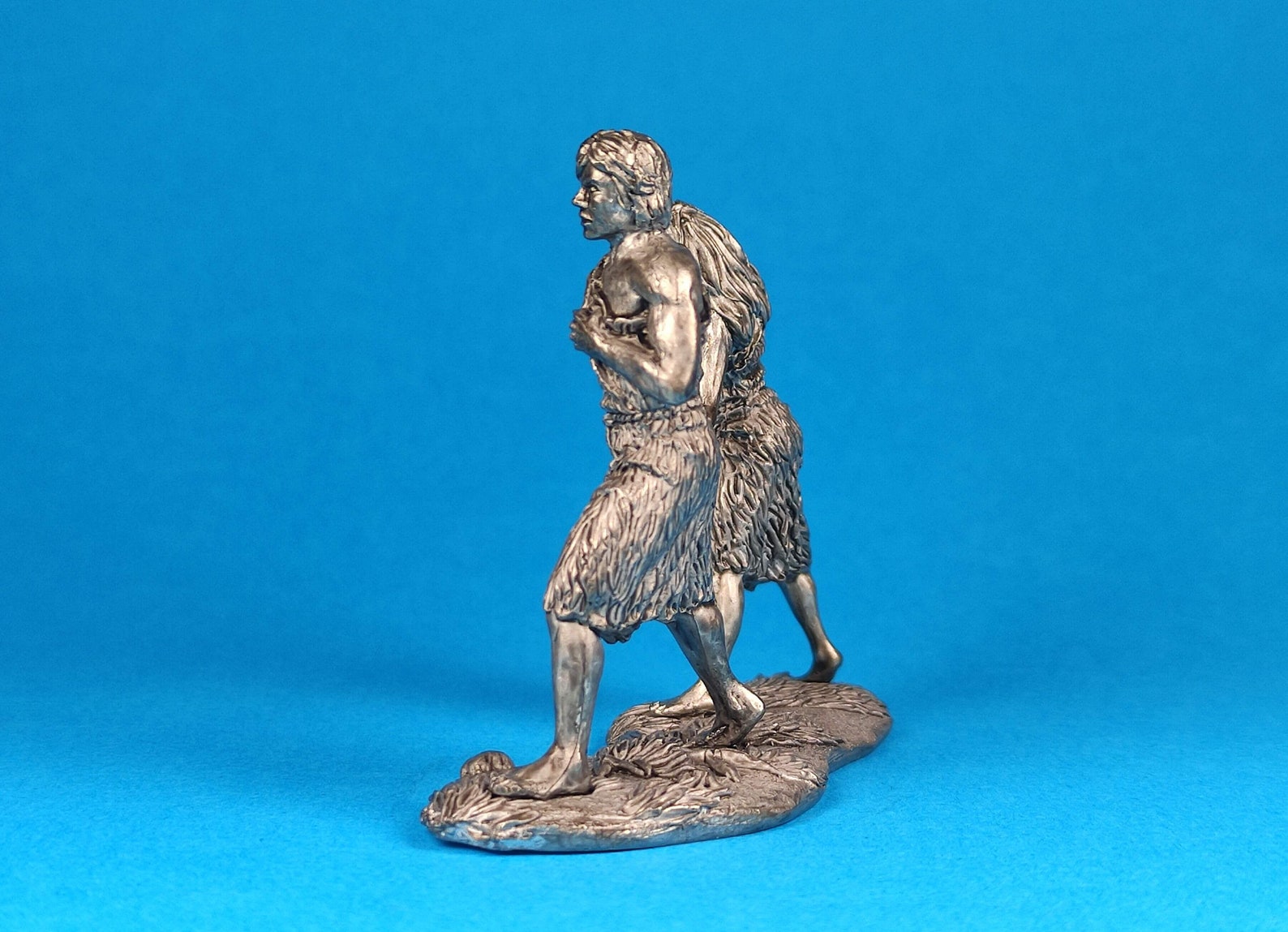 Tin Miniature Figurine of Adam and Eve Leaving the Garden of Eden ...