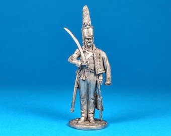 Figurine étain Musée Du Soldat : Le Prince Noir, Chevalier Médiéval à Cheval