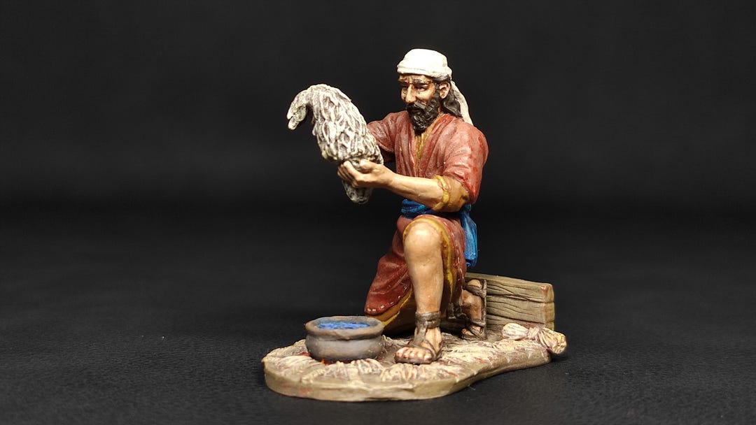 God's Sign for Gideon — Hand-painted Collectible Tin Miniature From the ...
