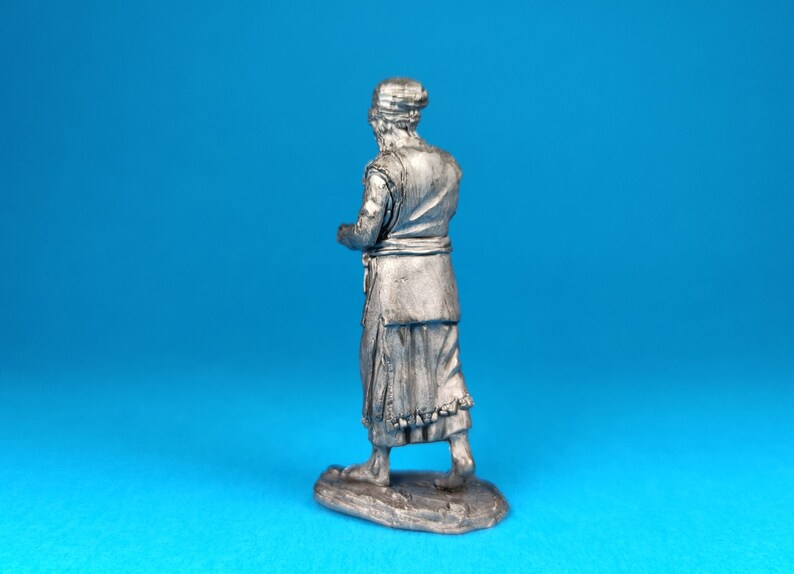 Tin Miniature Figurine of High Priest Aaron the Brother of Moses, Metal ...
