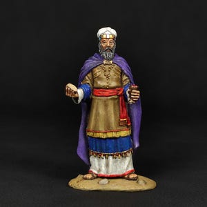 Collectible Painted Tin Soldier 54mm Melchizedek priest of the Most High God. Metal Figure a Melchizedek priest of the Most High God.